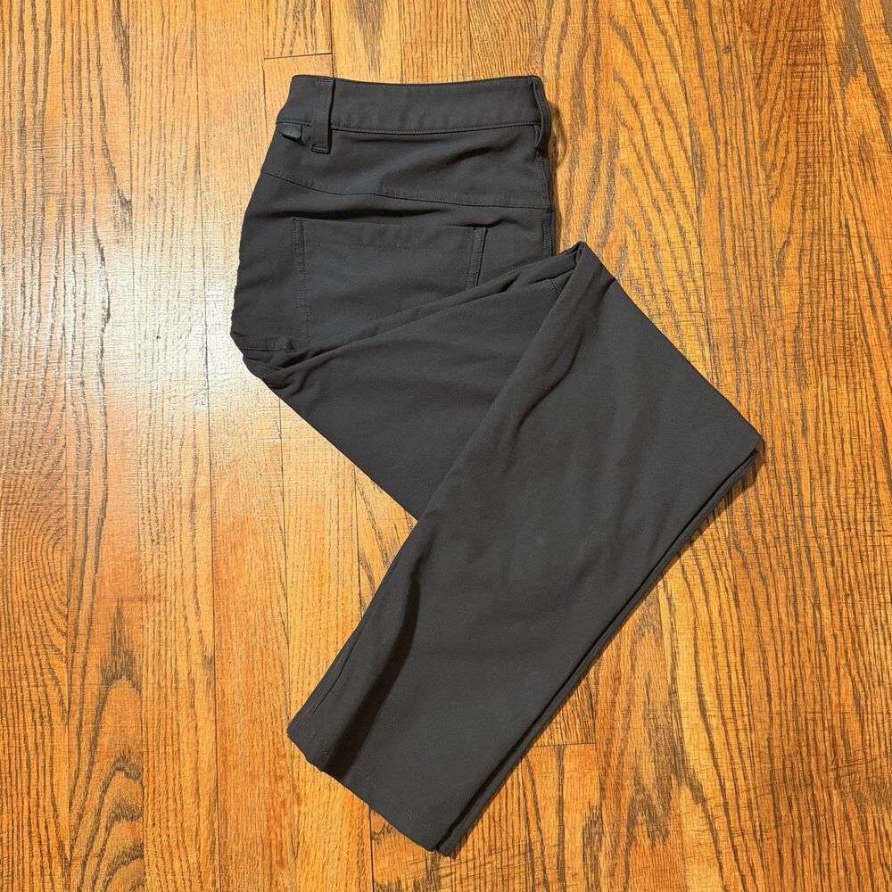Lululemon ABC Pants Mens 31x29 Slim Fit 5 Pocket Warpstreme Dark Gray Grey